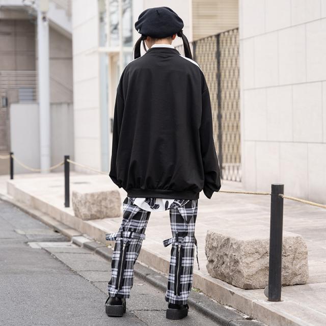 Lineブルゾン チャイナ 原宿 韓国 原宿系 ファッション レディース メンズ チャイナボタン ブルゾン ジャケット ジャージ 長袖 かわいい の通販はau Pay マーケット Acdc Rag Au Pay マーケット店