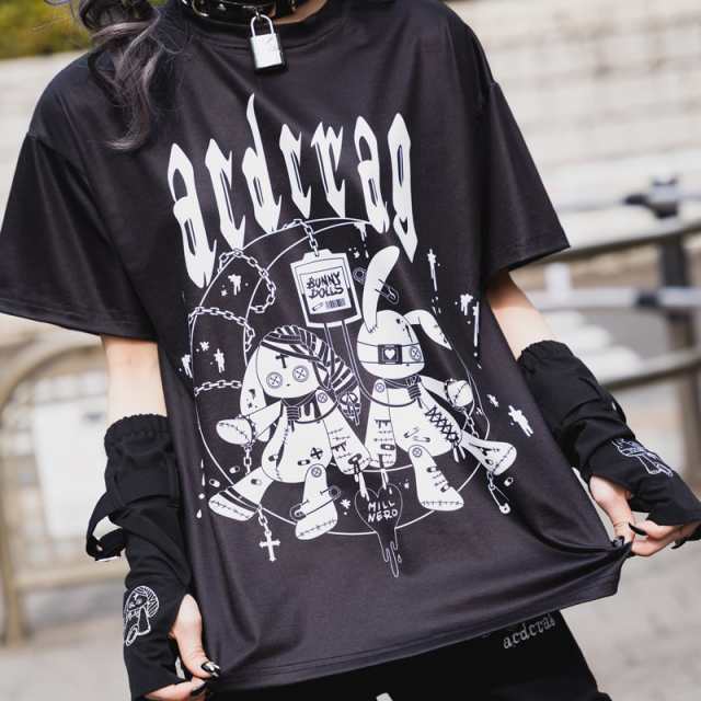 【新品】DOM REBEL プーさん Tシャツ メンズ ロック パンク 半袖