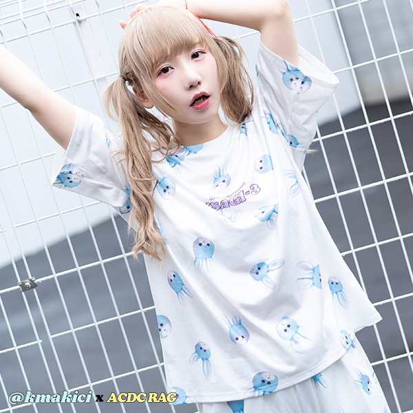 うさじスリー Tシャツ 半袖 原宿 原宿系 ゆめかわいい ゆめかわ ファッション ポップ キュート レディース メンズ 大きいサイズ 個性的 の通販はau Pay マーケット Acdc Rag Au Pay マーケット店