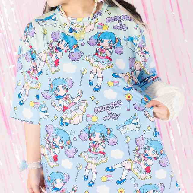 グラデゆめちゃん Tシャツ 半袖 原宿系 原宿 派手カワ ファッション