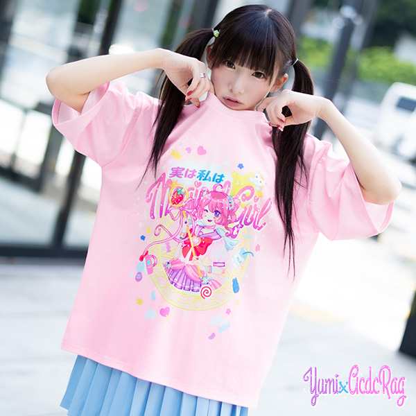 Magical Girl Tシャツ 半袖 カットソー パンク ロック V系 ファッション バンギャ 原宿系 原宿 韓国 ピンク ゆめかわいい 派手カワ 個性の通販はau Pay マーケット Acdc Rag Au Pay マーケット店