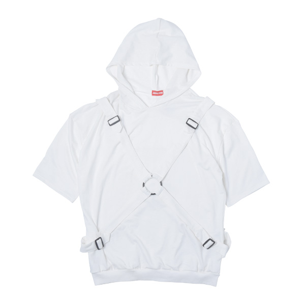 半袖 パラシュートハーネスパーカー パンク ロック ファッション V系 ヴィジュアル系 原宿 原宿系 ファッション 病み 服 病みかわいい の通販はau Pay マーケット Acdc Rag Au Pay マーケット店