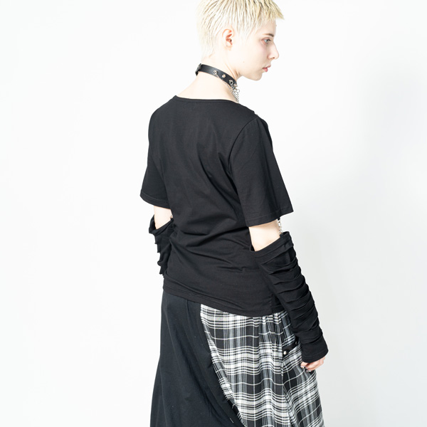 チェーンラグtシャツ カットソー チェーン 服 病みかわいい ダメージ加工 パンク ロック V系 ヴィジュアル系 原宿系 ファッション 長袖 の通販はau Pay マーケット Acdc Rag Au Pay マーケット店