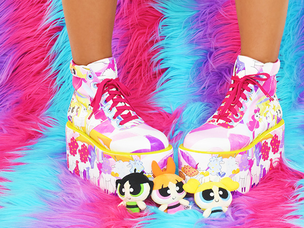 Ppgユニコーンプラットフォームシューズ 厚底 ブーツ スニーカー 靴 ハイカット ラバーソール ラバソ 原宿系 ファッション かわいい 派手の通販はau Pay マーケット Acdc Rag Au Pay マーケット店