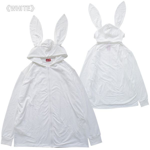 ウサミミzipパーカー うさ耳 パーカー 原宿 原宿系 ファッション レディース パンク ロック 病みかわいい 病みかわ 病み ウサ耳 うさぎ の通販はau Pay マーケット Acdc Rag Au Pay マーケット店