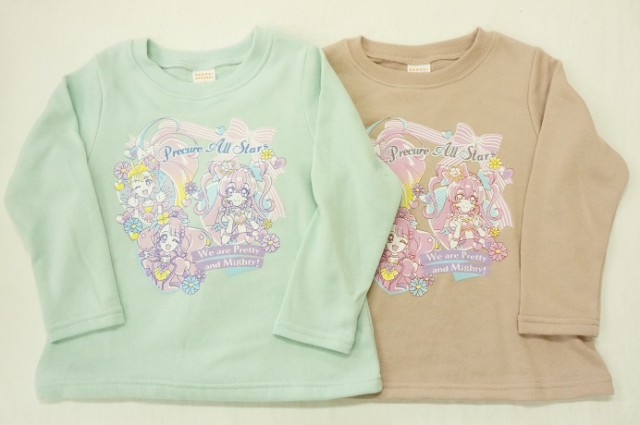 定番の中古商品 【メール便利用！】ナカタ BANDAIプリキュアオールスターズ スウェットシャツ(デリシャスパーティ・トロピカルージュ・ヒーリン  キッズベビー・マタニティ