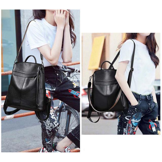 リュック レディース 大容量 おしゃれ リュックサック 本革 レザー 通学 女子 通勤 黒 防犯 3way 2way ポケット 多い カジュアル 多機能 の通販はau Pay マーケット おしゃれ屋