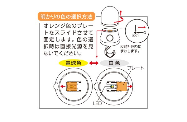 ハンガーセンサーライト LEDライト 人感センサーライト asl-3307の通販はau PAY マーケット - 生活便利雑貨店