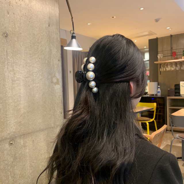 パール ヘア クリップ 韓国 ヘアアクセサリー クリップ ヘアクリップ まとめ髪 ヘアアレンジ 大きい 大 アクリル パール Lattencosの通販はau Pay マーケット Beauty Studio