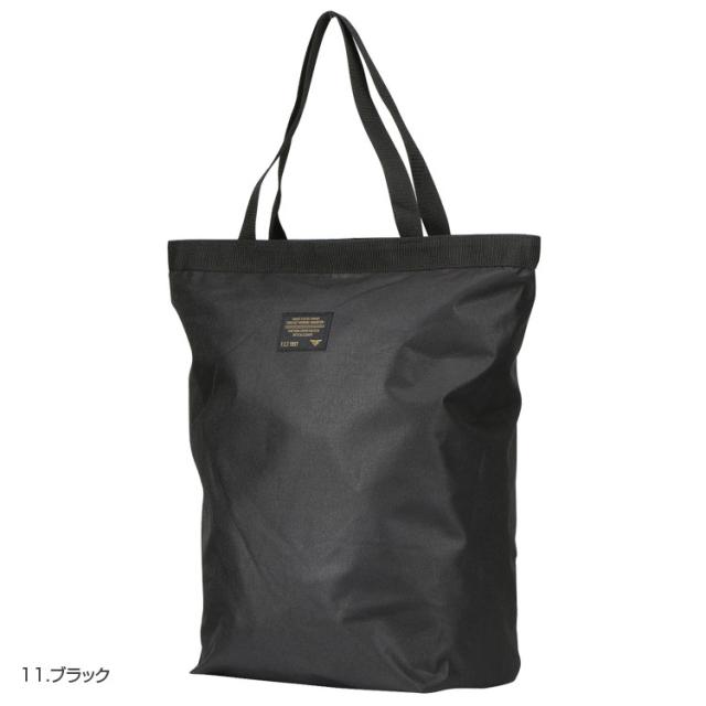 ブラック トートバッグ 素敵 26cm WEB限定】and mikka / レザー キリカエ 縦型 トートバッグ