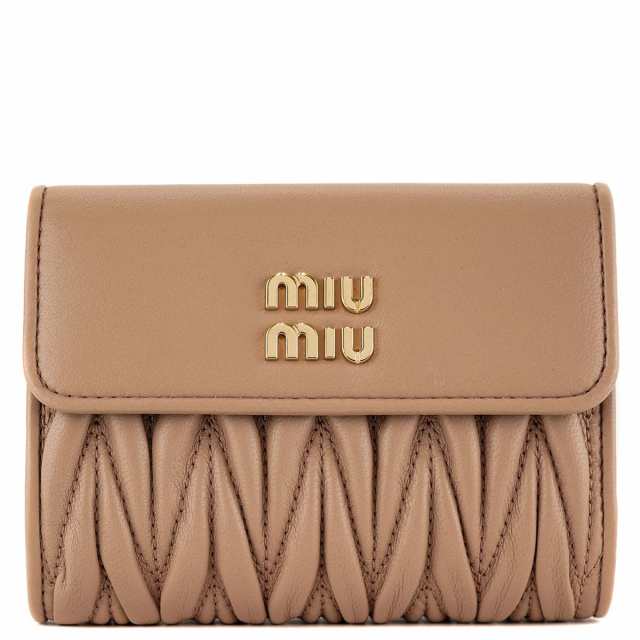 miu miu small leather wallet • 三つ折り財布 - 折り財布