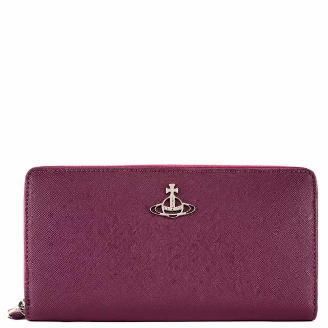 Vivienne Westwood ヴィヴィアンウエストウッド 2023年秋冬新作 長財布 51050022 L001N SAFFIANO ZIP ROUND WALLET レディース J401LA PUの通販は