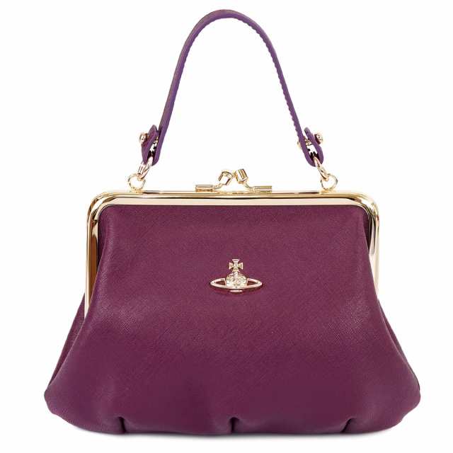 Vivienne Westwood ヴィヴィアンウエストウッド ハンドバッグ 52020003 L001N GRANNY FRAME PURSE レディース J401PF PURPLE パープル