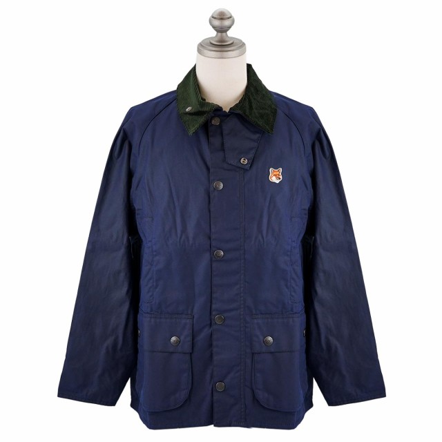 BARBOUR×MAISON KITSUNE バブアー×メゾンキツネ ジャケット MWX2246 X MK BEAUFORT WAX メンズ レディース コラボ ブルゾン IN71 INDIG