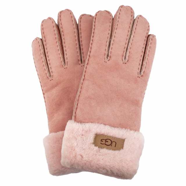 UGG アグ 手袋 2023年-2024年秋冬新作 17369 W TURN CUFF GLOVE レディース 女性 グローブ シープスキン APPLE BLOSSOM/ABSM アップルブ