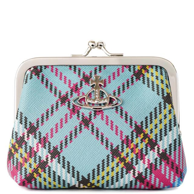 Vivienne Westwood ヴィヴィアンウエストウッド コインケース 52010005 S000V IOGREEN FRAME COIN PURSE レディース がま口 O102  MACANDT TARTANの通販は 12,166円