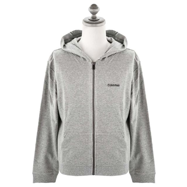 Calvin Klein カルバンクライン フーディー QS6869E Full Zip Hoodie レディース 女性 ジップアップパーカー P7A GREY HEATHER グレーの通販は