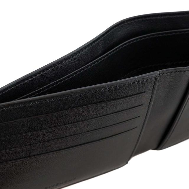GIVENCHY ジバンシィ 二つ折り財布 BK6005 K0VA BILLFOLD 8CC メンズ 004 BLACK WHITE ブラック×ホワイトの通販は