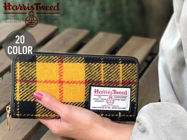 Harristweed ハリスツイード 長財布 男女兼用 ラウンドファスナーの通販はau Pay マーケット Llegar