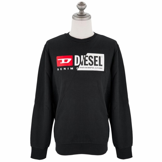 DIESEL ディーゼル トレーナー A00349 0IAJH S-GIRK-CUTY メンズ 900 BLACK ブラック