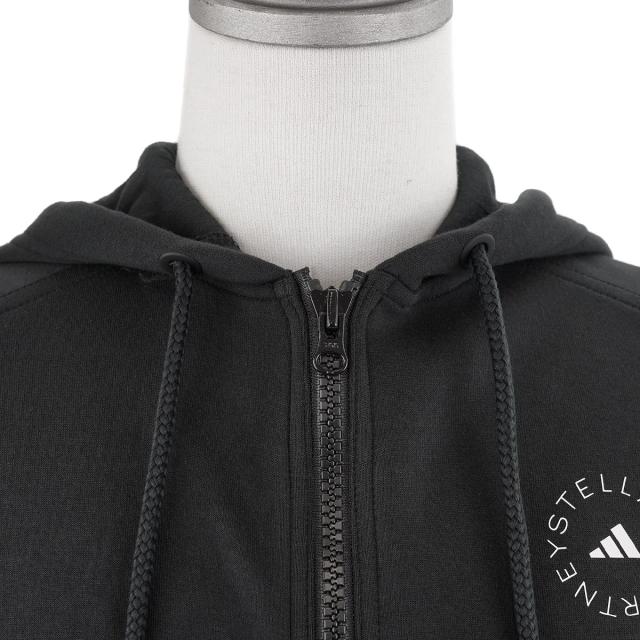 アディダスバイステラマッカートニー　黒ギャザー入フリース アディダス バイ ステラマッカートニー｜ウェア・服【アディダス