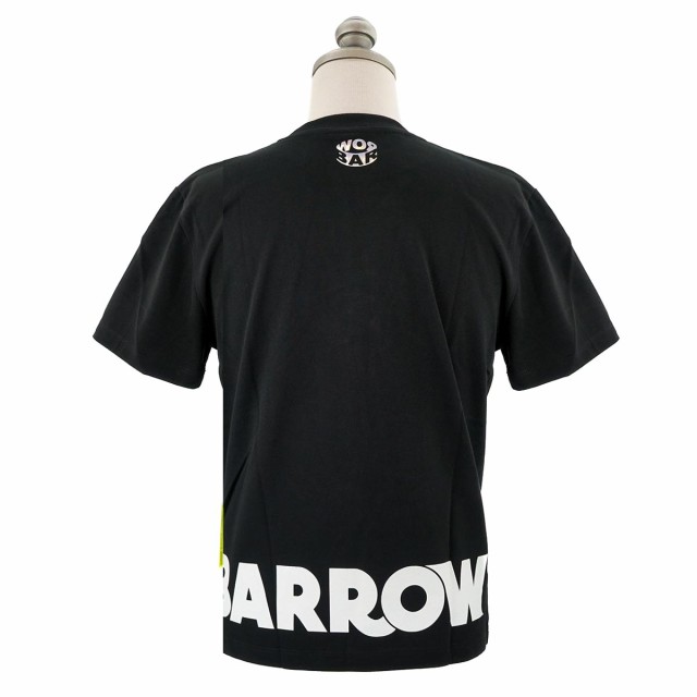 BARROW バロー 半袖Tシャツ 2022年-2023年秋冬新作 31354 T-SHIRT JERSEY UNISEX バロウ メンズ レディース  110 NERO ブラック｜au PAY マーケット