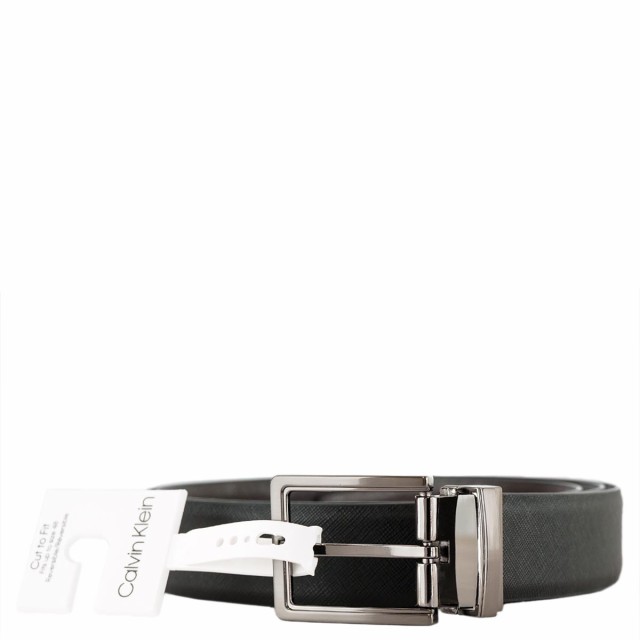 Calvin Klein カルバンクライン レザーベルト Reversible Belt 11CK010027 メンズ BLACK ブラック×DARKBROWN ダークブラウンの通販は