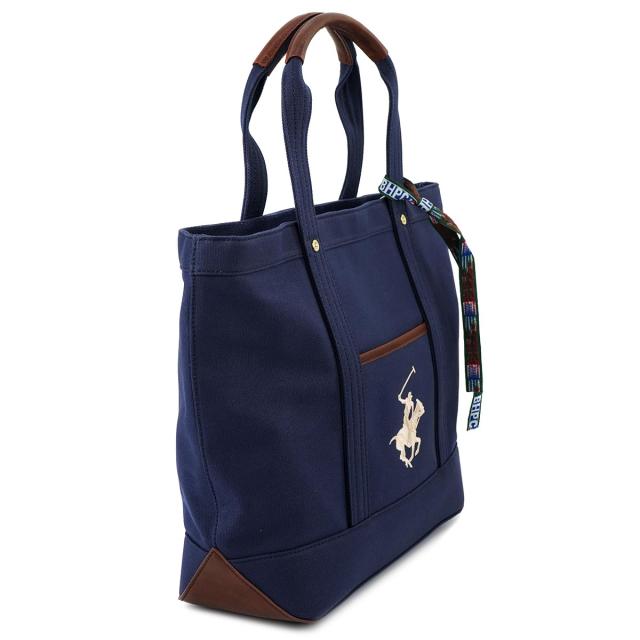 BEVERLY HILLS POLO CLUB ビバリーヒルズポロクラブ トートバッグ BH1008N レディース Lサイズ NV/NV/WH ネイビー×ホワイトの通販は