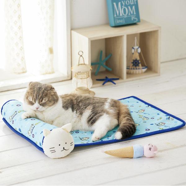 ししゃもねこ くるくるあごのせマット ゆるキャラ 癒し コラボ 夏 メッシュ 爽やか 猫 かわいい 猫ベッド 猫用マット ペット ペピイ Peの通販はau Pay マーケット Peppy ペピイ