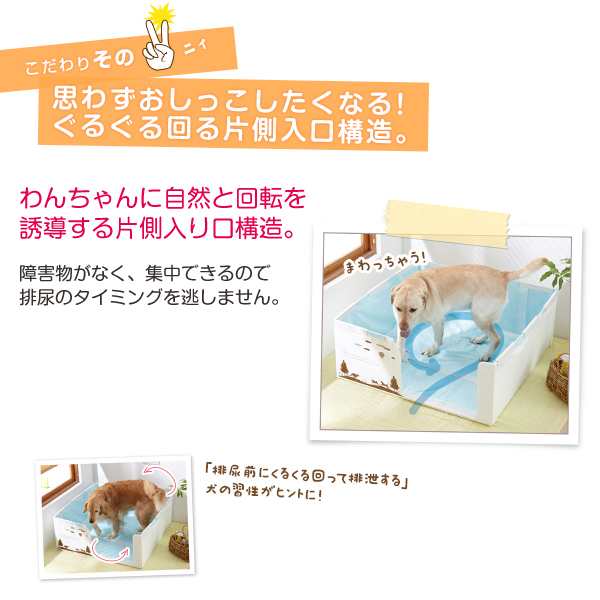 やわらかプラダントイレ 90cm角 犬 トイレ トイレトレー 室内トイレ 大型犬 国産 囲い 足上げ ゴールデンレトリバー 介護 老犬 シニア の通販はau Pay マーケット Peppy ペピイ