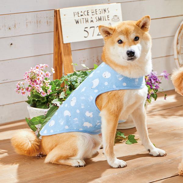 セール マリン柄 クールベスト ｓ 犬 服 ウェア 洋服 ベスト クール ひんやり 夏 熱中症 夏バテ 散歩 ペット ペピイ Peppyの通販はau Pay マーケット Peppy ペピイ