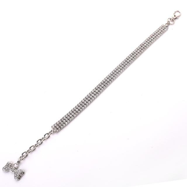 犬 ネックレス ペット用 ペンダント ねこ スワロフスキー ラインストーン リボン ラッキー アクセサリー ドッグの通販はau Pay マーケット 婦人服とペット用品 チロルペットストア