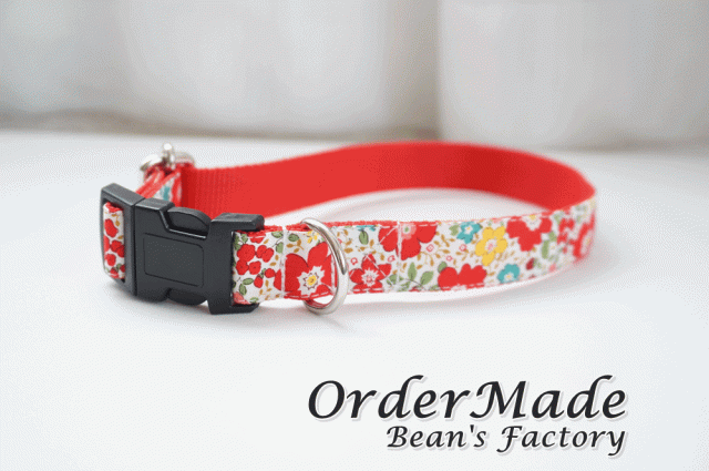 犬用首輪 ハーネス レトロフラワー 全２色 オーダーメイド品 子犬 小型犬 中型犬 春 花柄 小花 猫の首輪可 １０ １５ ２の通販はau Pay マーケット ｂｅａｎ ｓ ｆａｃｔｏｒｙ Au Pay マーケット店