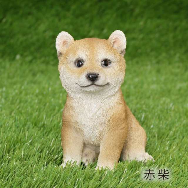 赤柴 こども 置物 かわいい 可愛い インテリア オブジェ いね アニマル 犬 イヌ グッズ リアル オシャレ シバ犬の通販はau Pay マーケット クロスゲート