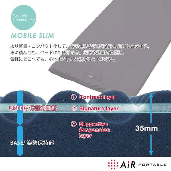 西川 エアー ポータブル モバイルマット 3 5 97 195cm 東京西川 Air シングル マット 専用ケース付き Hdmの通販はau Pay マーケット Ordercover