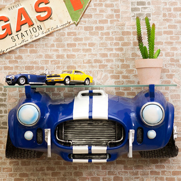 壁掛け シェルフ 飾り棚 ウォールラック おしゃれ かっこいい CAR HEAD