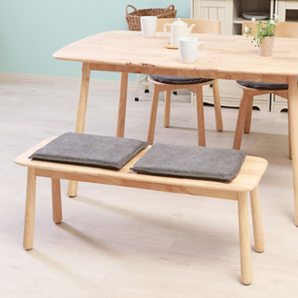 木製 ダイニングベンチ ベンチ ブラウン 椅子 ダイニングチェアー