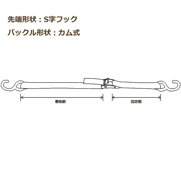 FREAK 荷締めベルト青 S字フック 75026 最大使用荷重0.25t 幅25mm×長さ0.5+3m 10本セット フリークの通販はau PAY  マーケット 横浜ゼームス商会 au PAY マーケット店 au PAY マーケット－通販サイト