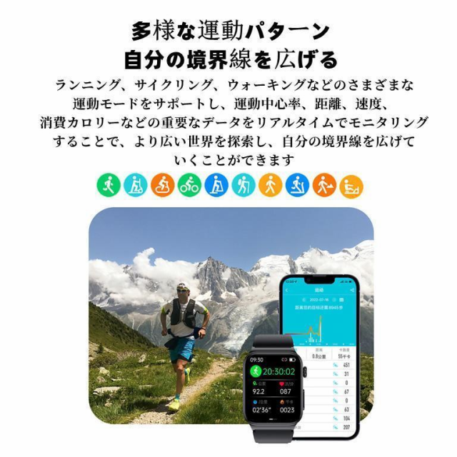 スマートウォッチ 血糖値 心電図医療レベル 血中酸素 血圧 高精度心拍