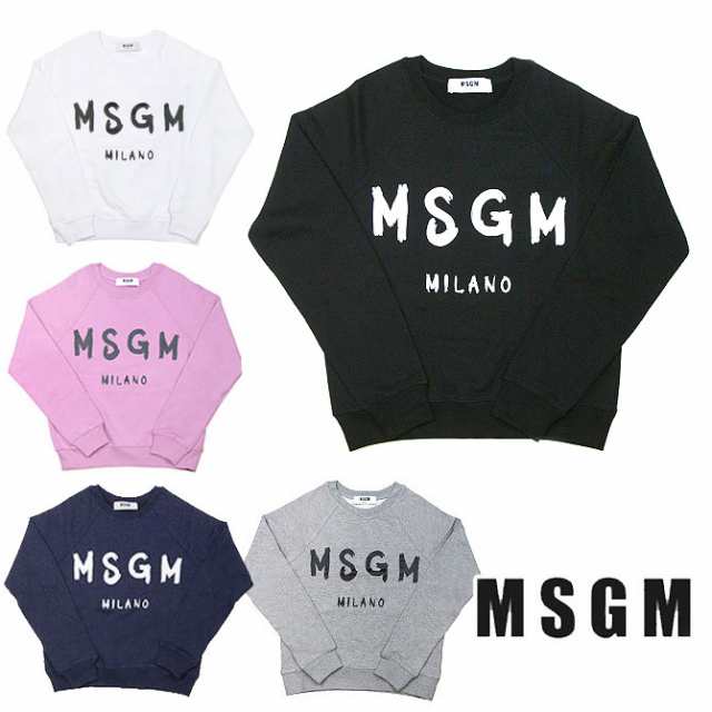 Msgm レディース エムエスジーエム ブラシストロークロゴ スウェット Regular Sweatshirt With Brushstroke Msgm Logo 全5色 2441の通販はau Pay マーケット Daluma Au Pay マーケット店