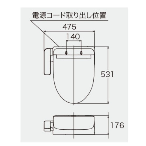 Toto ウォシュレット 温水洗浄便座 貯湯式 Kシリーズ Pピンク Tcf8ck67 Sr2の通販はau Pay マーケット ホームセンターバロー Au Pay マーケット店