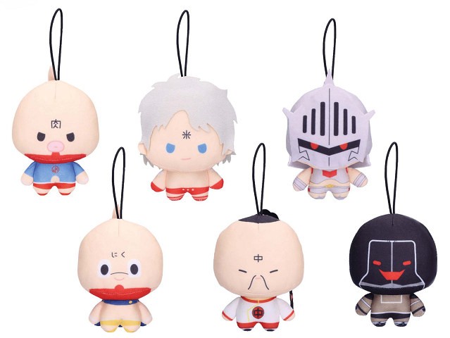 キン肉マン 完璧超人始祖編 ゴムひも付きぬいぐるみvol.1 全6種セット
