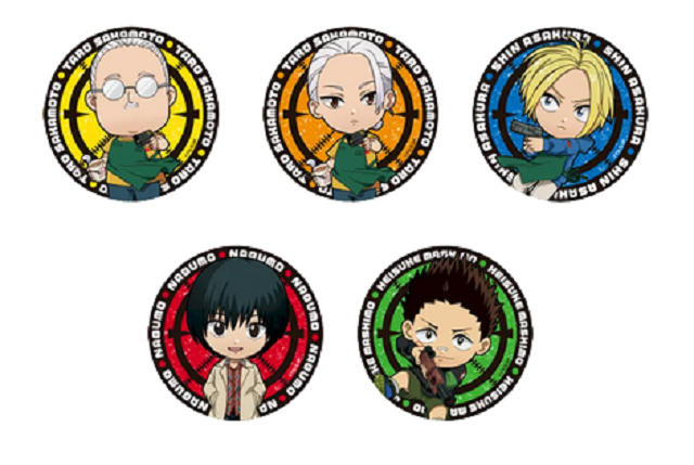 SAKAMOTO DAYS 缶バッジ 5種セット 4,910円