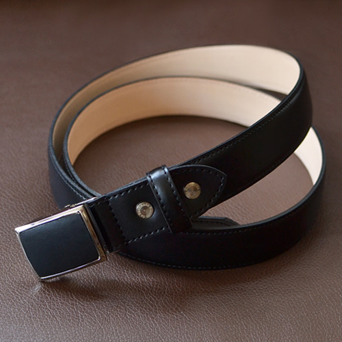 【名入れ対応】ベルト 紳士 スーツ ビジネスベルト フィットバックル 日本製 Nippon de Handmade ギフトの通販は