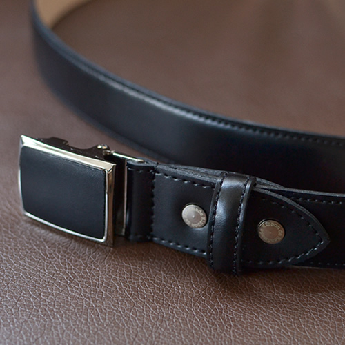 【名入れ対応】ベルト 紳士 スーツ ビジネスベルト フィットバックル 日本製 Nippon de Handmade ギフトの通販は