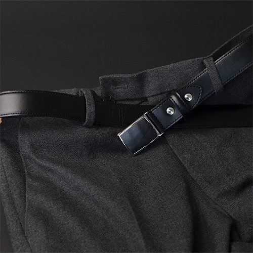 【名入れ対応】ベルト 紳士 スーツ ビジネスベルト フィットバックル 日本製 Nippon de Handmade ギフトの通販は