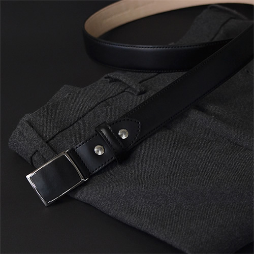 【名入れ対応】ベルト 紳士 スーツ ビジネスベルト フィットバックル 日本製 Nippon de Handmade ギフトの通販は