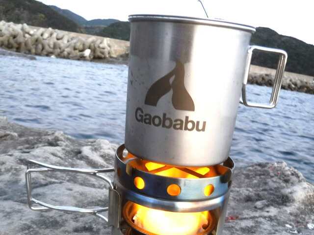 ガオバブ(Gaobabu)☆Gaobabuステンマグカップ 400ml フタ・メッシュ袋