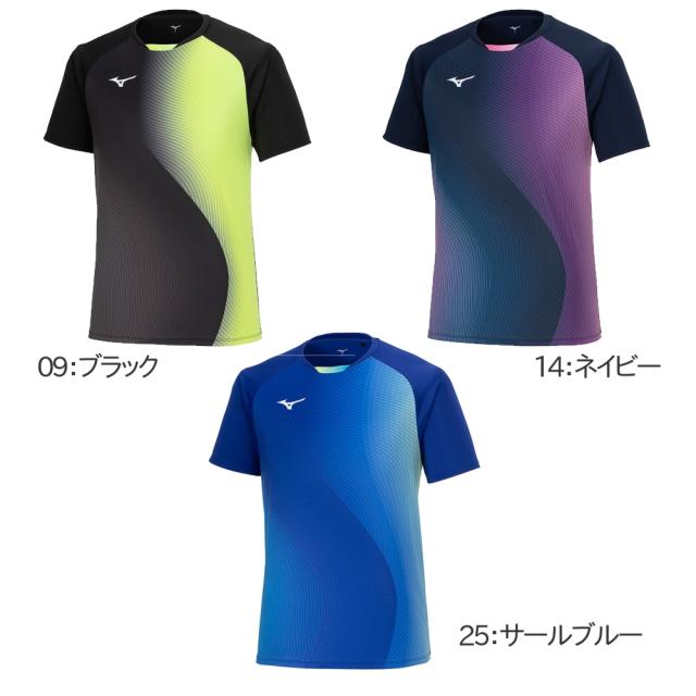 ミズノ ゲームシャツ 82JAB102 ユニセックス 2024SS 卓球 ゆうパケット(メール便)対応 卓球ウェア