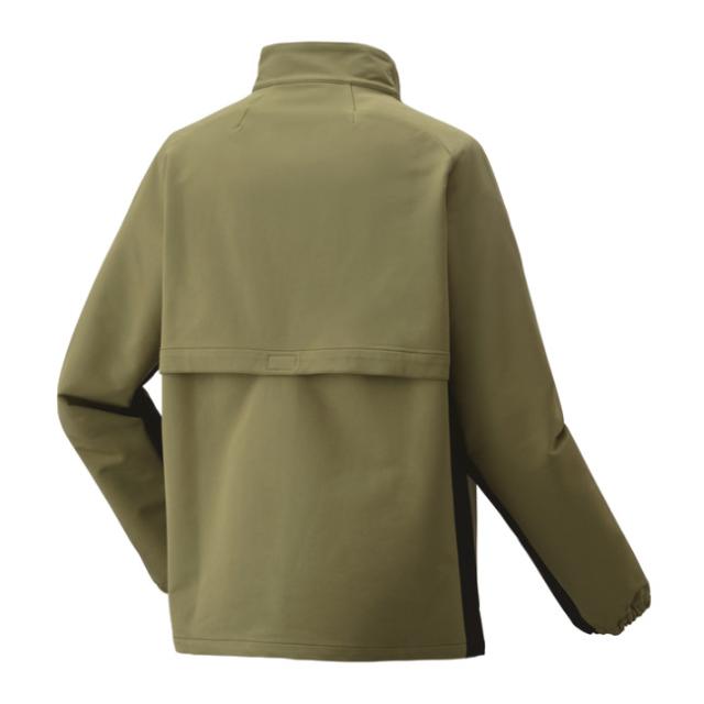 YONEX ウォームアップジャケット ホワイト/ブラック/オリーブ　上下セット YONEX ウォームアップジャケット ホワイト/ブラック/オリーブ 上下